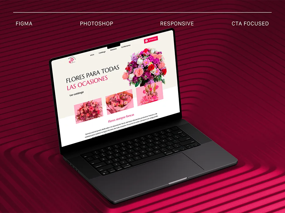 Floreria monarca website design diseño web thumbnail wordpress web designer