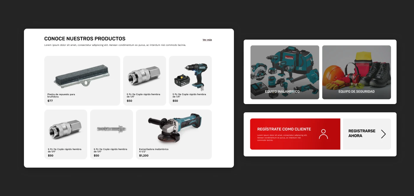Borhans industrial products ecommerce website with custom branding and online store functionality.